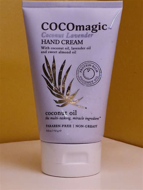 COCOmagic Coconut Lavender Hand Cream .